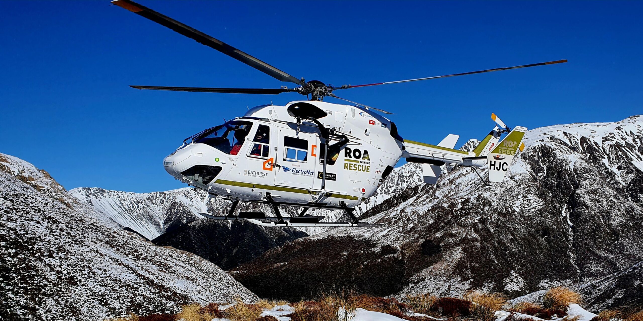 roa mining rescue helicopter