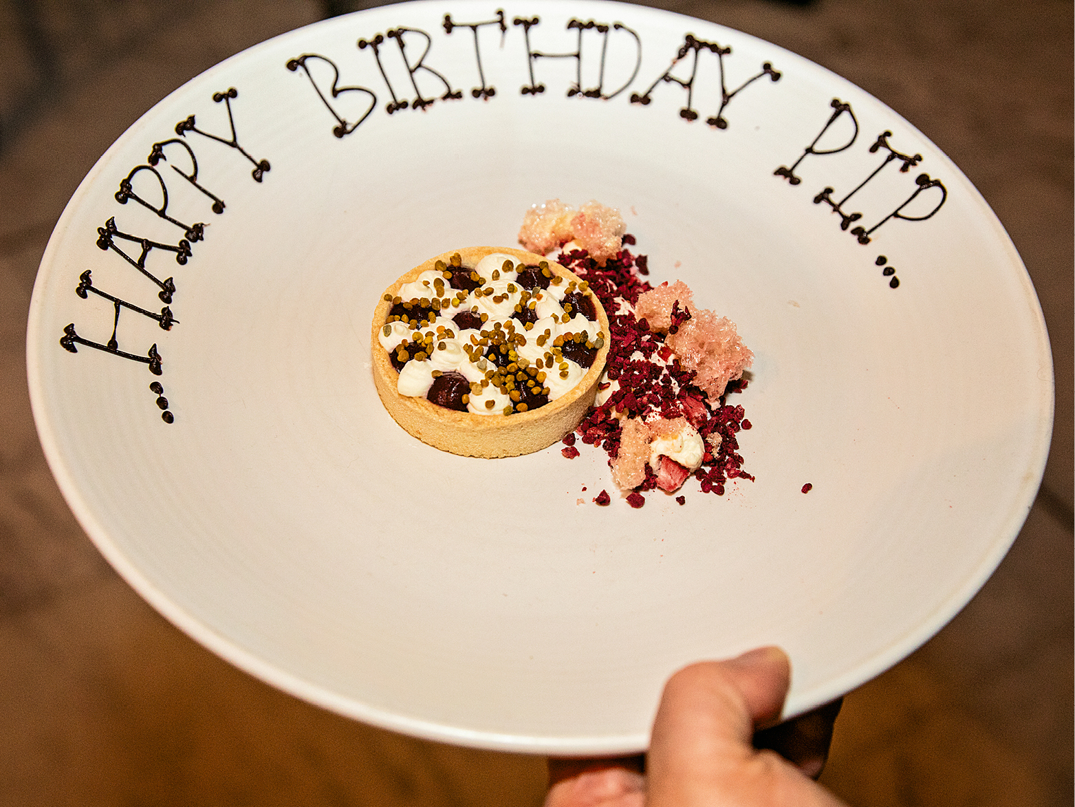 Pip's happy birthday plate