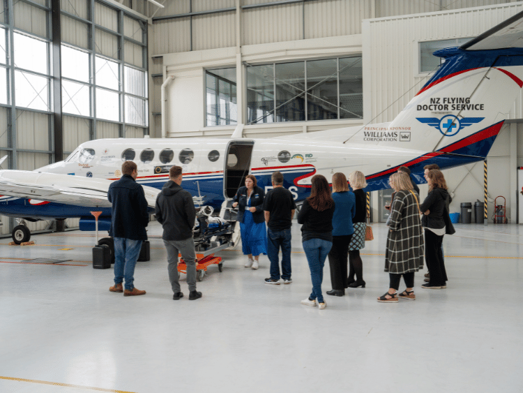 Group with NZFD plane