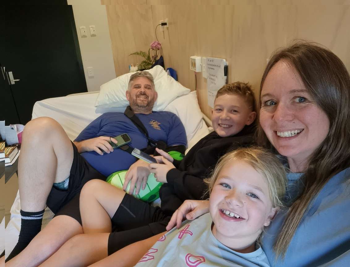 Brenda in hospital recovering