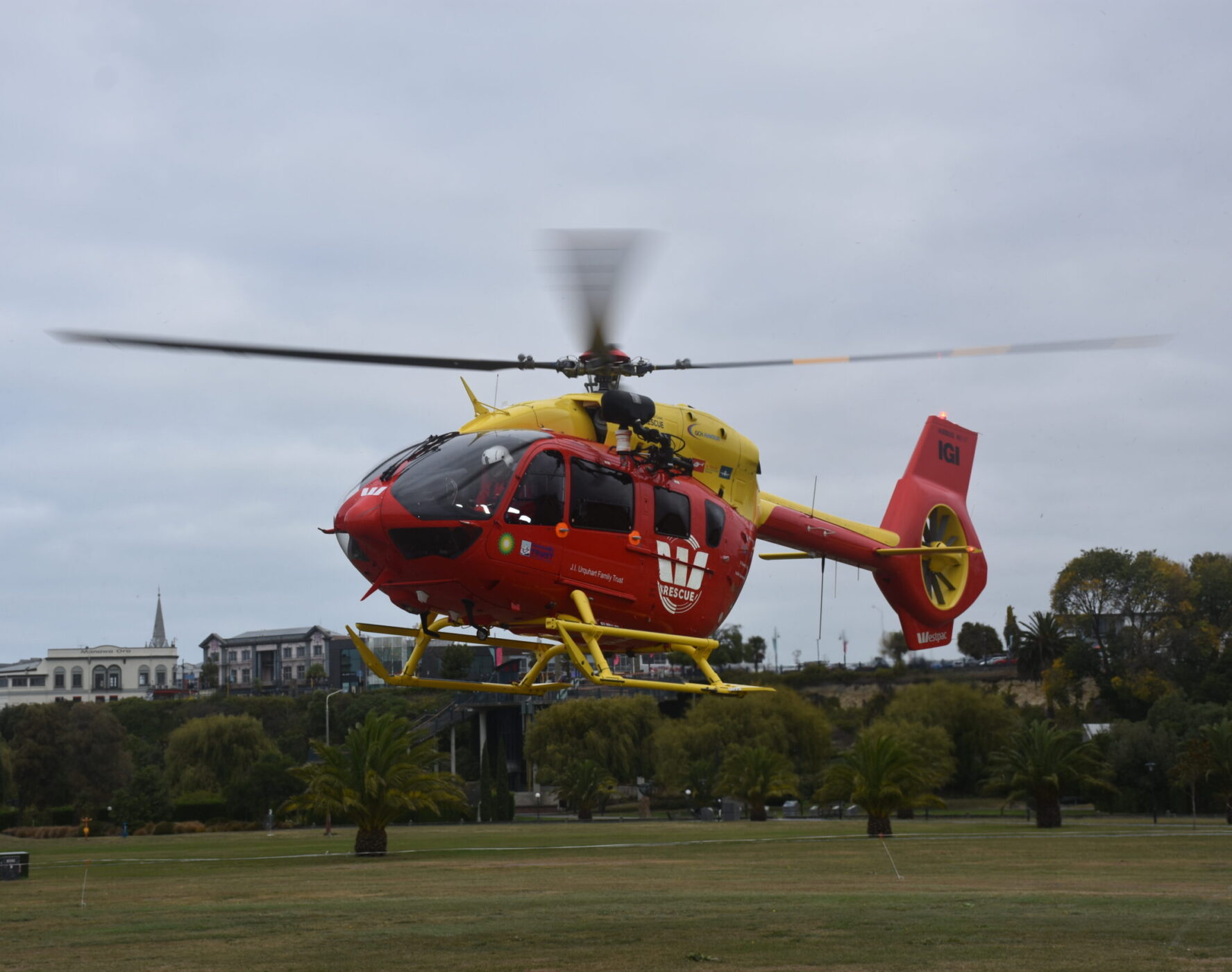 Landing at Caroline Bay
