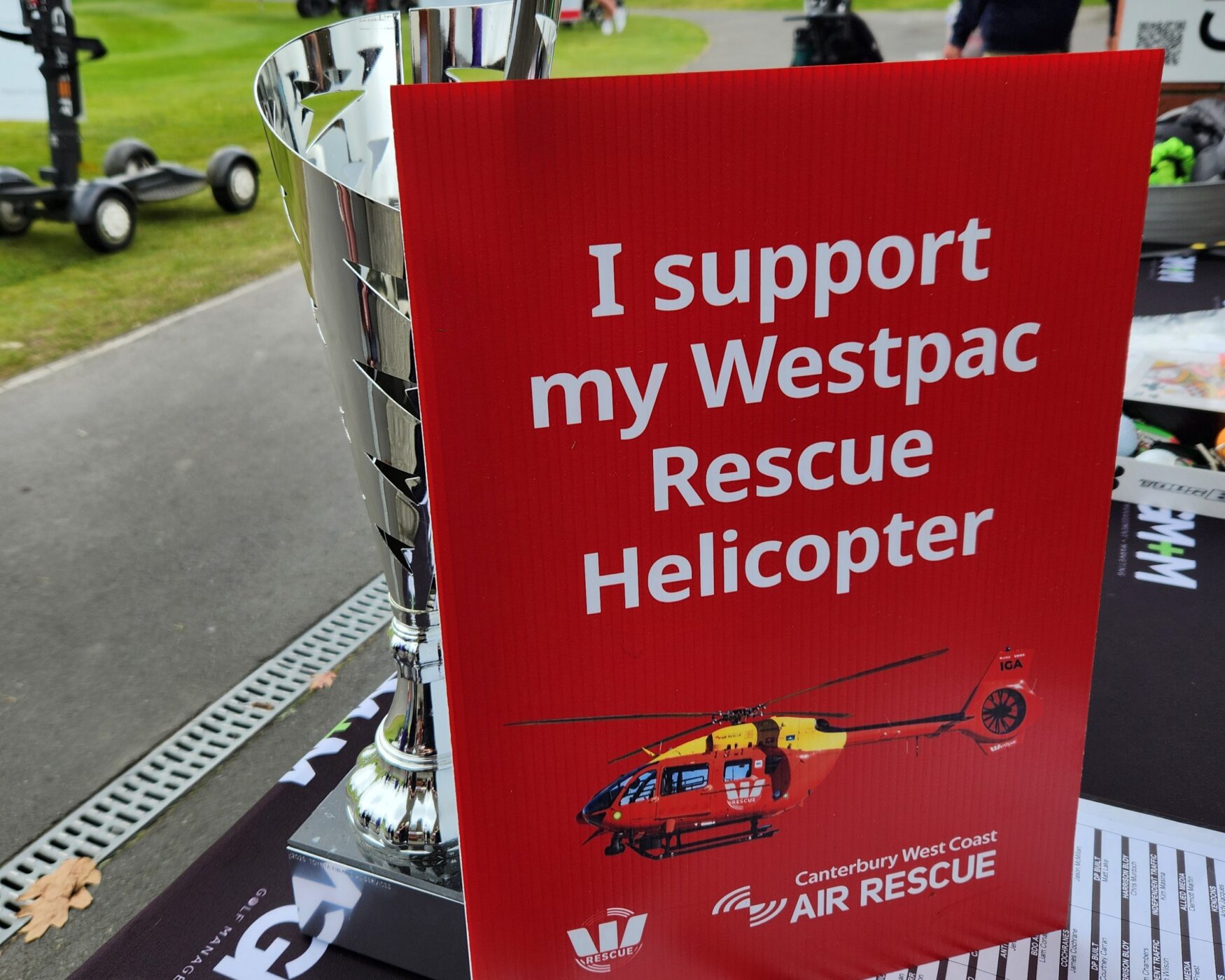 trophy and sign landscape