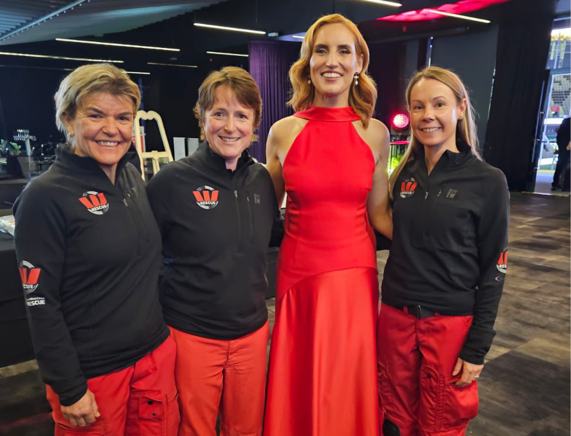 Ladies in red